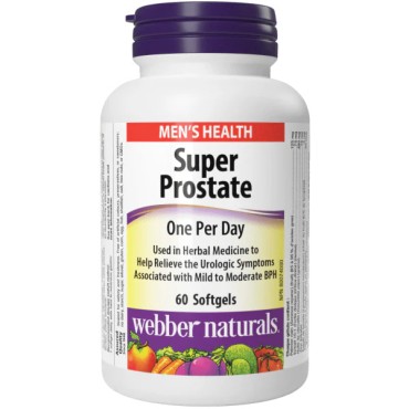 Webber Super Prostrate Extra Strength Softgels 60's