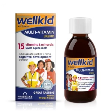 Wellkid Multivitamin Liquid 4 -12 Yrs 150ml