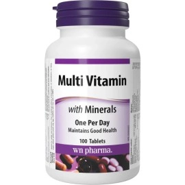 Webber Naturals Multivitamins & Minerals One A Day Tablets 100's