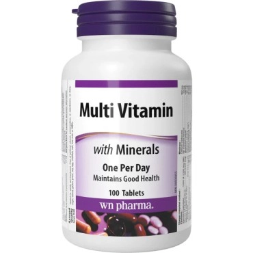 Webber Naturals Multivitamins & Minerals One A Day Tablets 100's