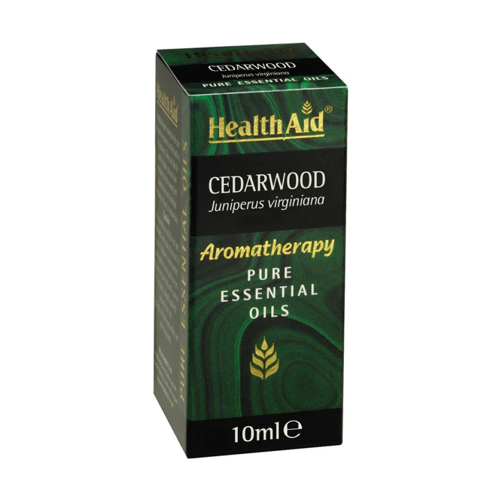 Health Aid Cedarwood Aromatherapy Pure Essential Oils 10ml