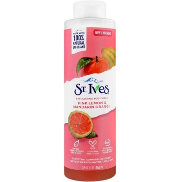 St Ives Body Wash Pink Lemon & Mandarin Orange 650ml