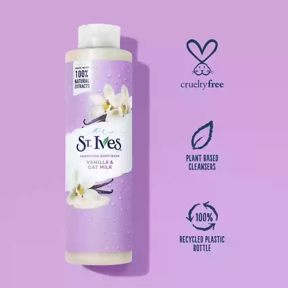 St Ives Body Wash Vanillla & Oat Milk 650ml