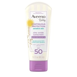 Aveeno Baby Continous Protection Sensitive Skin Lotion SPF50 88ML