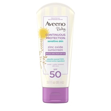 Aveeno Baby Continous Protection Sensitive Skin Lotion SPF50 88ML