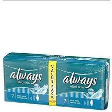 Always Ultra Sanitary Pads Ex-long 7's