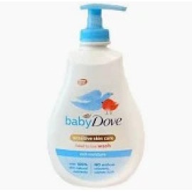 Baby Dove Sensitive Skin Care Head To Toe Wash Fragrance Free 200ml