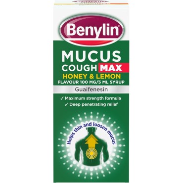 Benylin Mucus Cough Max Honey and Lemon Flavour 300ml