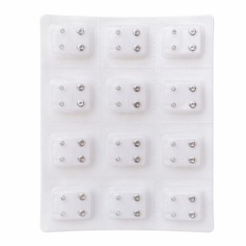 Caflons Stud Earrings Silver