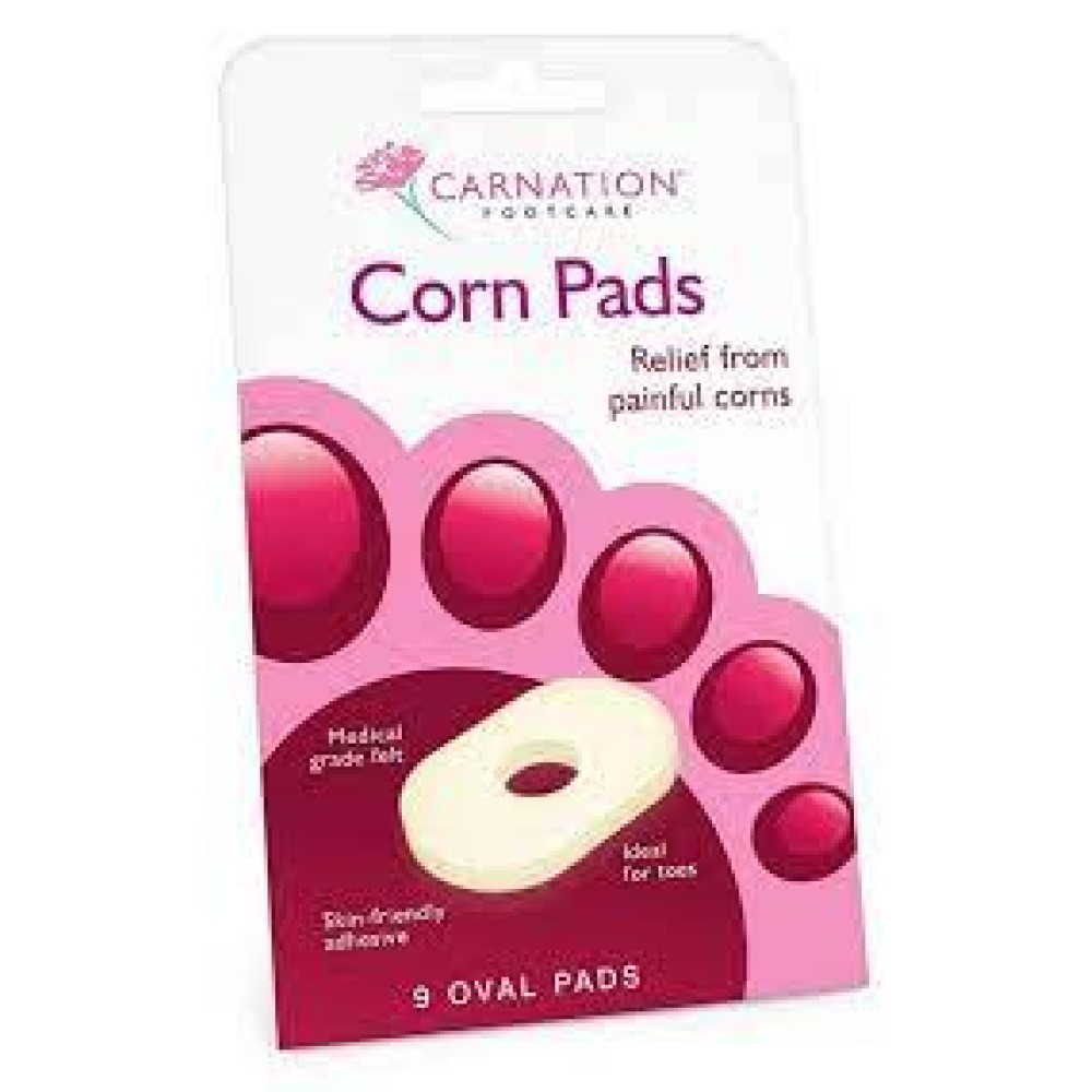 Carnation Oval Corn Relief Rings 9's