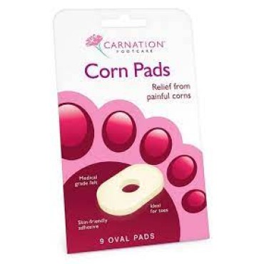 Carnation Oval Corn Relief Rings 9's