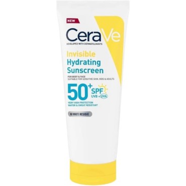 CeraVe Invisible Hydrating Sunscreen SPF 50+ For Body & Face 177ml