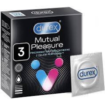 Durex Mutual Pleasure Condoms 3's