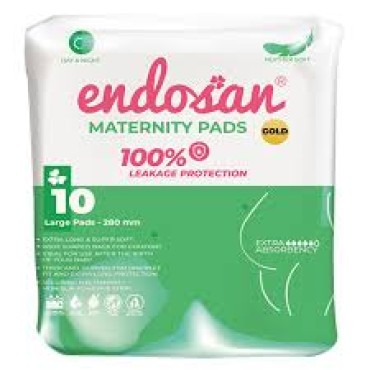 Endosan Maternity Pads 10's