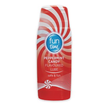 Funtime Peppermint Candy Flavoured Lube Safe & Fun 75ml