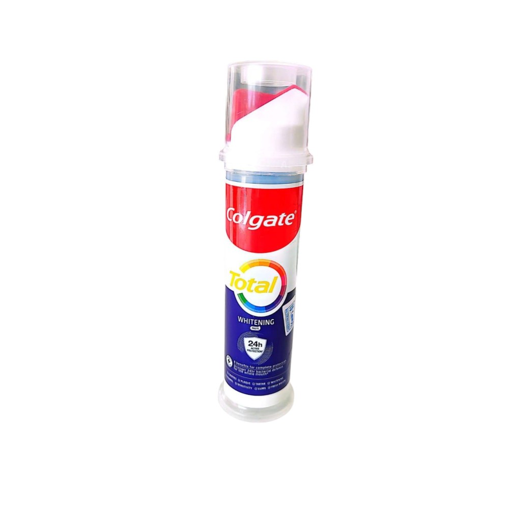 Colgate Total Whitening 24H Active Protection Toothpaste Pump 100ml