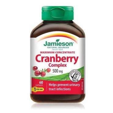 Jamieson Cranberry Complex 500mg Capsules 60,s