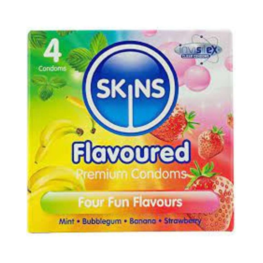 Skins Flavoured Condoms 4's