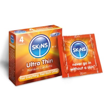 Skins Ultra Thin Condoms  4's