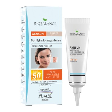 Bio Balance Aknsun Mattifying Face Aqua Fusion 50+ Spf 40ml