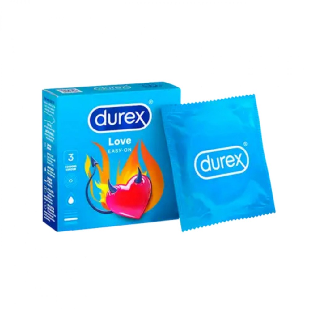 Durex Love Easy-On Condoms 3's