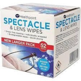 Healthpoint Spectacle Wipes 50's