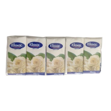 Kleenex White 3-Ply Facial Tissues