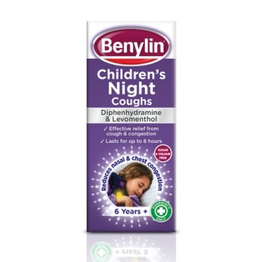 Benylin Children's Night Coughs Syrup 125ml 6+ Years