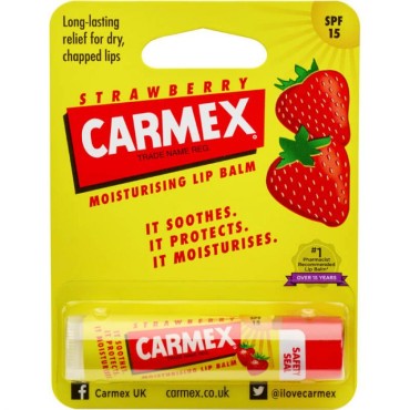 Carmex Moisturising Lip Balm Strawberry Stick 4.25g