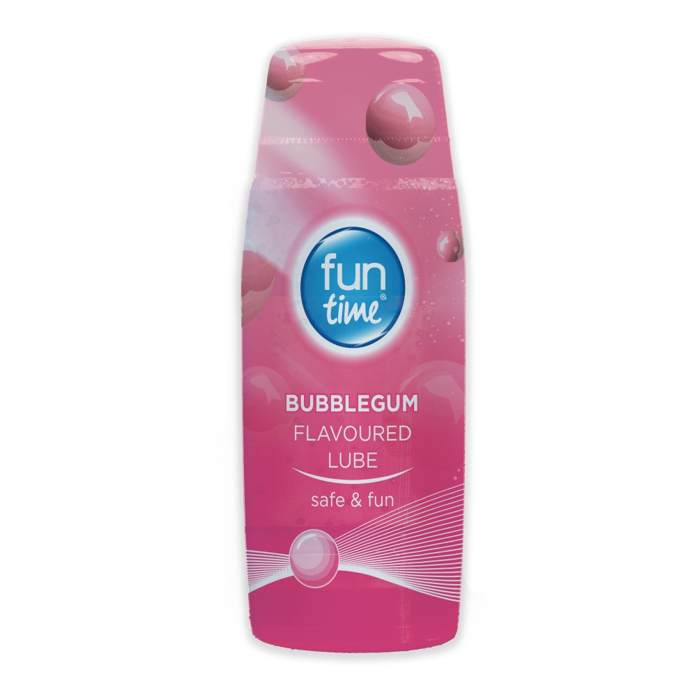 Funtime Bubblegum Flavoured Lube Safe & Fun 75ml