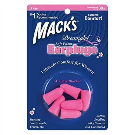 Mack's Dream Girl Soft Foam Earplugs 3 Pairs 