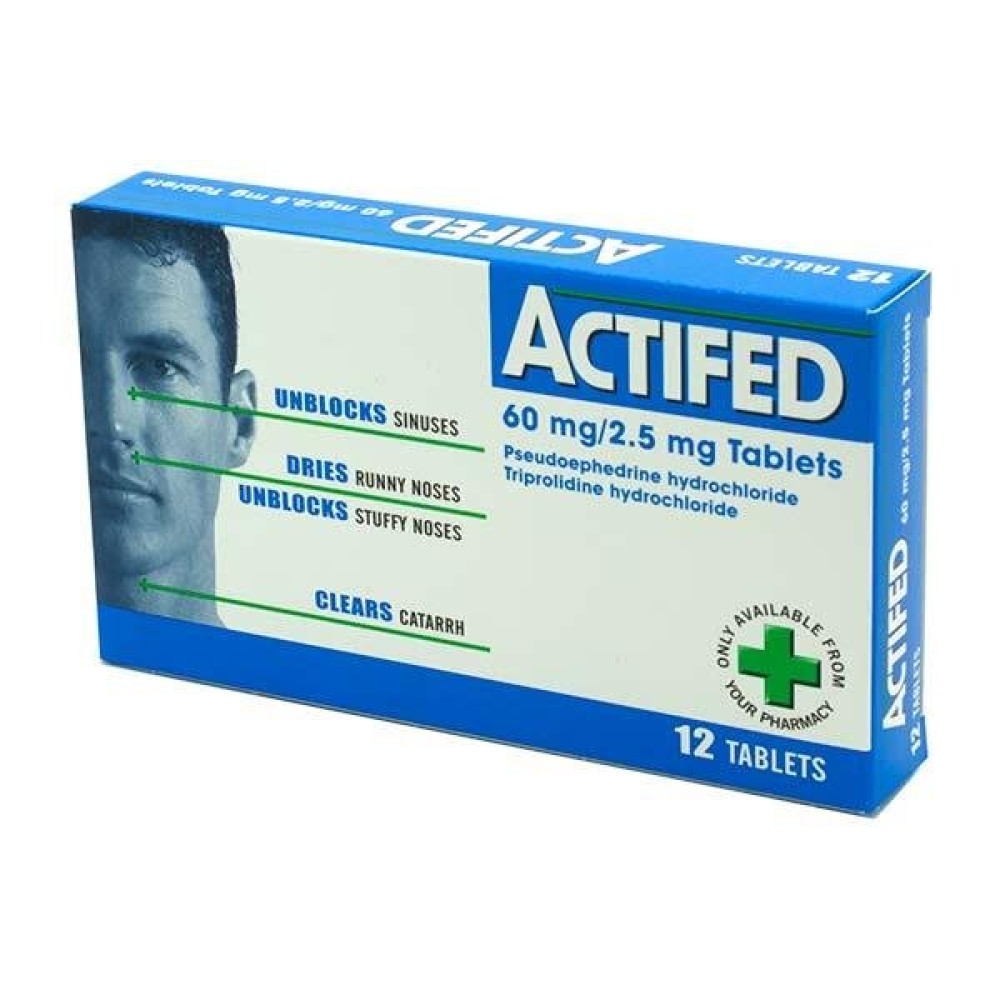 Actifed Multi Action Tablets 12's