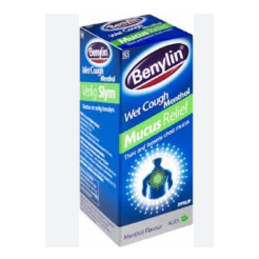 Benylin Wet Cough Menthol Relief Syrup100ml