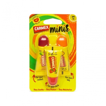Carmex Minis Tubes Assorted Flavours 