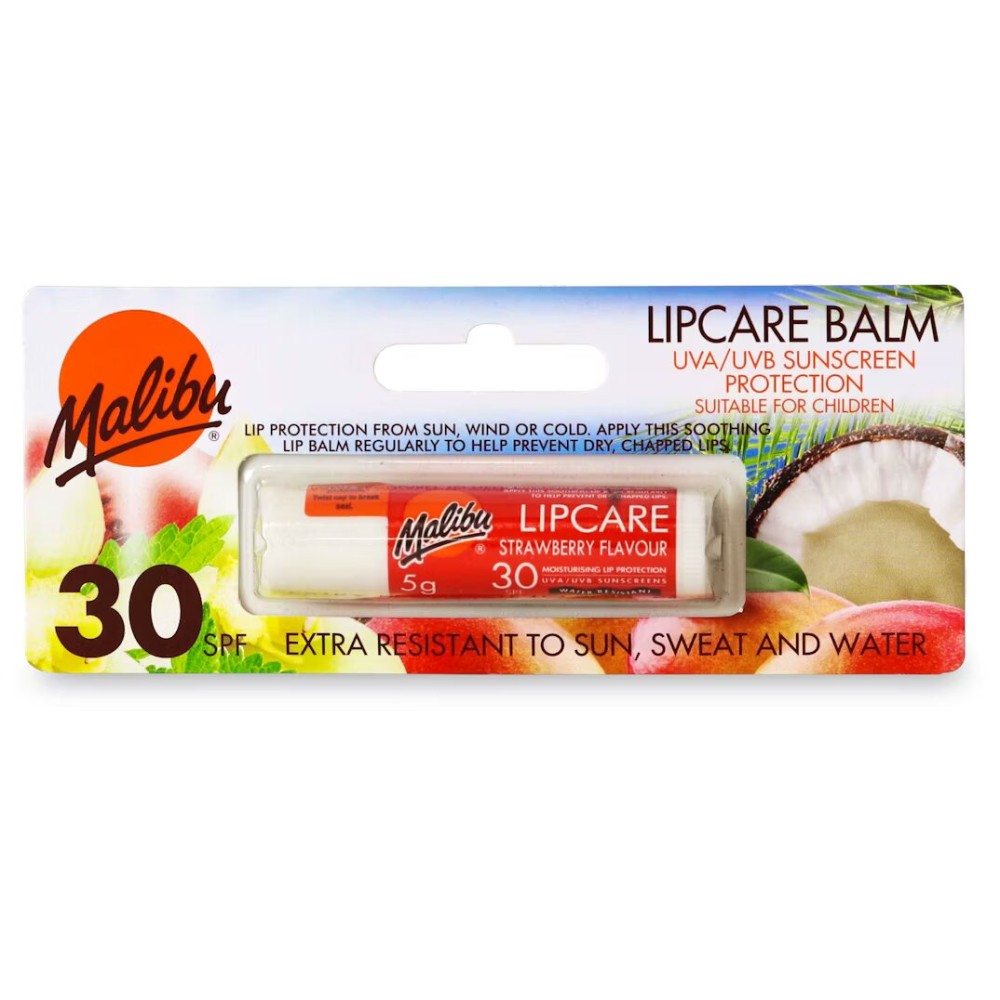 Malibu Lipcare SPF 30 Lip Balm Strawberry 5g