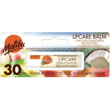 Malibu Lipcare SPF30 Vanilla Lip Balm 5g