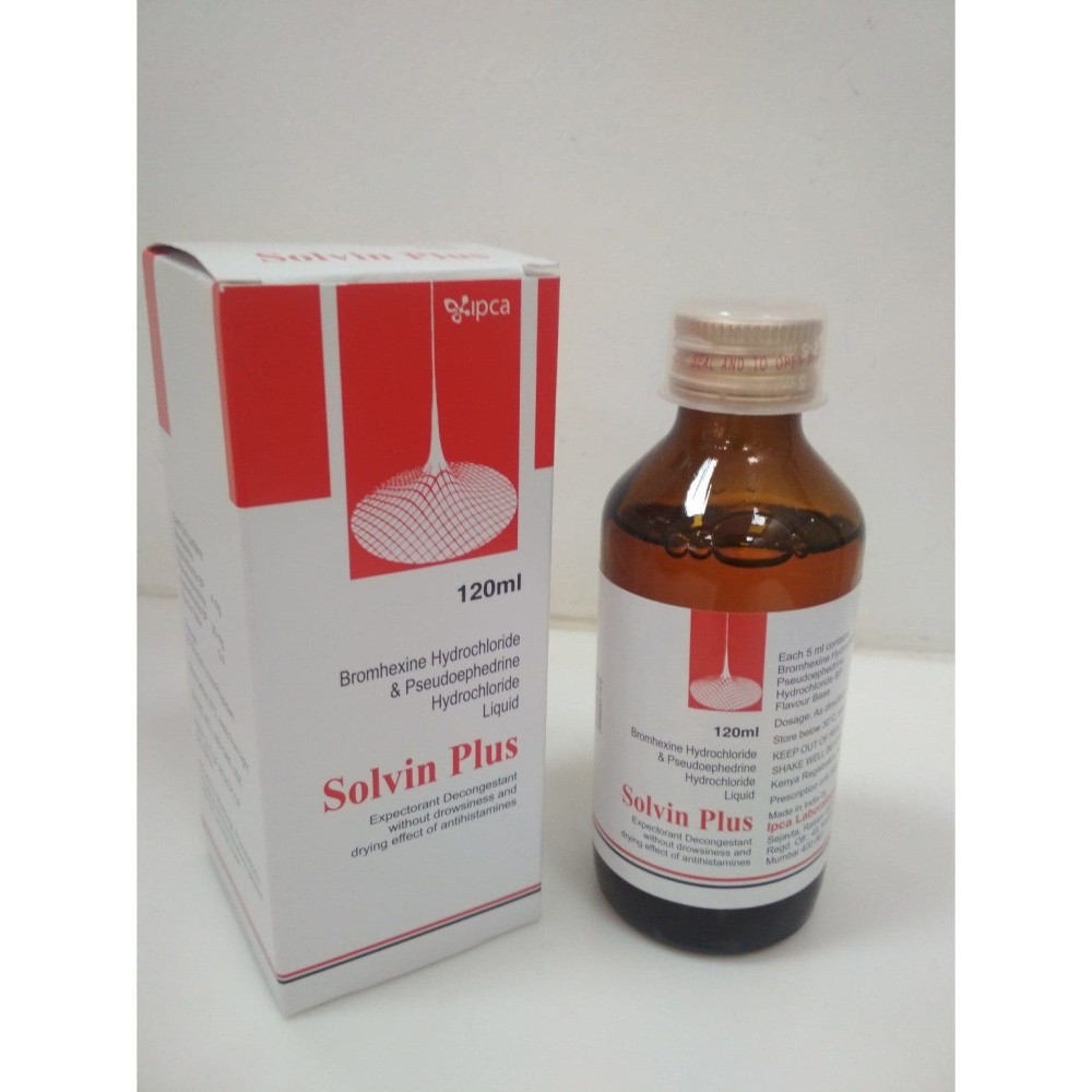 Solvin Plus Expectorant 120ml