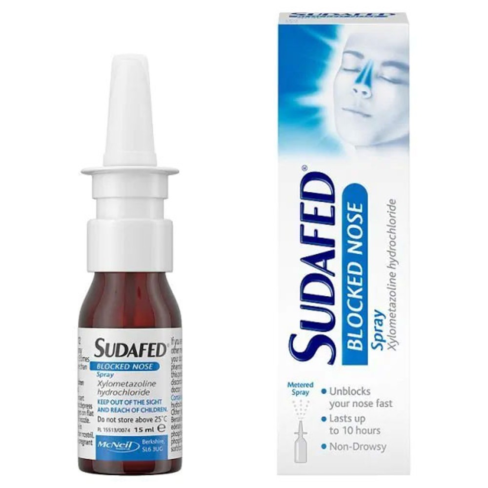 Sudafed Blocked Nose Spray 15ml
