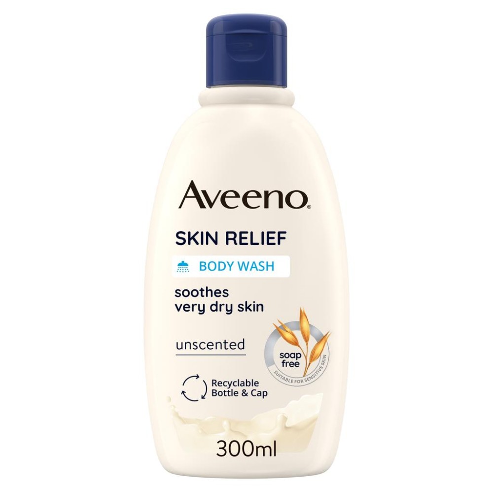 Aveeno Skin Relief Moisturizing Body Wash For Dry Skin 300ml