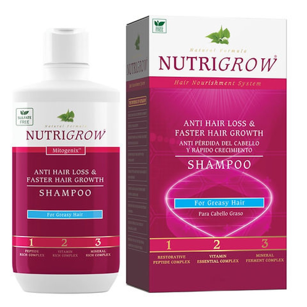 Bio Balance Nutrigrow Anti Hair Loss & Faster Hair Growth Shampoo For Greasy Hair 300ml