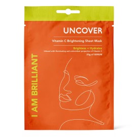 Uncover Vitamin C Brightening Sheet Mask 25g   (I am Brilliant )