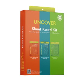 Uncover Sheet Faced Mask Kit 3+1 ( I Am Beau-tea-ful, I Am Cool & I Am Brilliant)