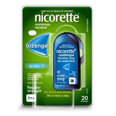 Nicorette 2mg Lozenges 4×20's - Icy Mint