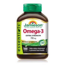 Jamieson Omega-3 Extra Strength 700mg Softgels 100's