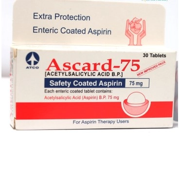 Ascard 75mg Tablets 30's