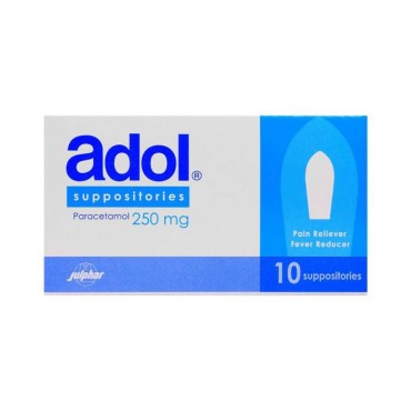 Adol 250mg Suppositories 10's