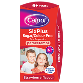 Calpol Six Plus Strawberry Flavour 100ml