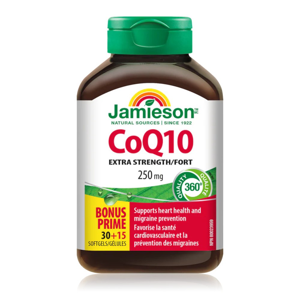 Jamieson COQ10 250mg Softgels 45's