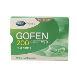 Mega Gofen 200mg Capsules 10's