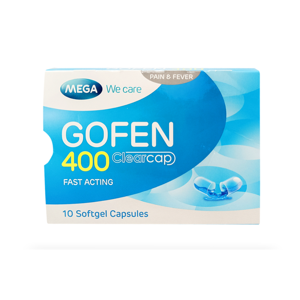 Mega Gofen 400mg Capsules 10's